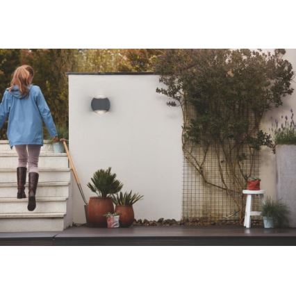 Philips - Екстериорна Стенна лампа 2xGU10/5W IP44