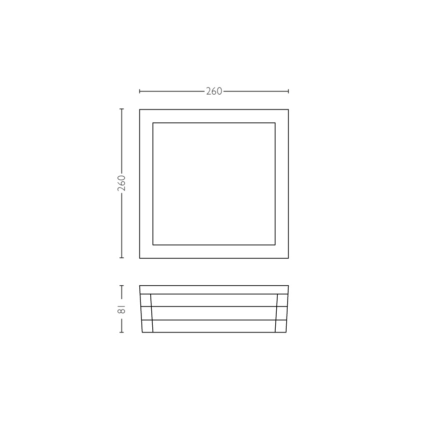 Philips - Екстериорна лампа 2xE27/14W IP44
