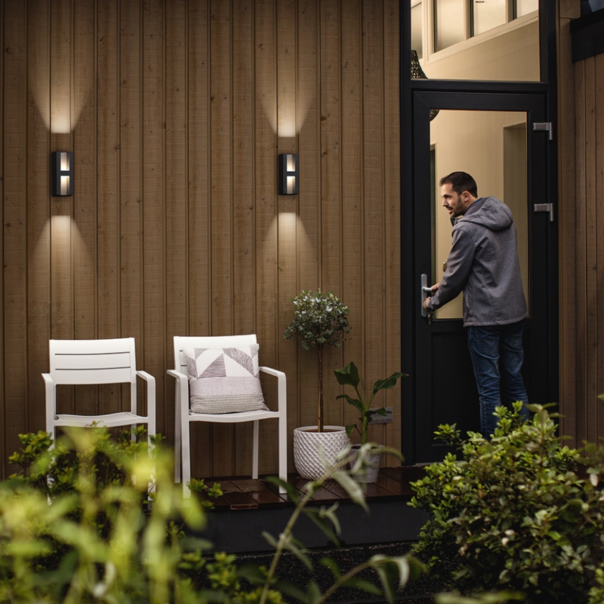 Philips - LED Екстериорен аплик 2xLED/4,5W IP44