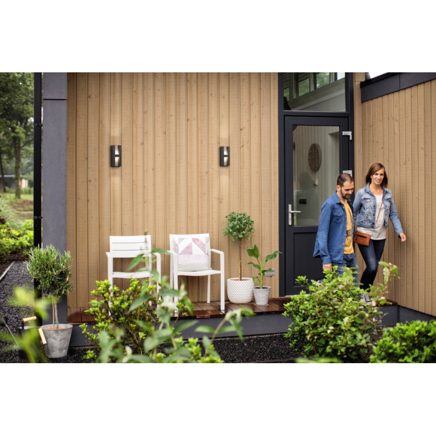 Philips - LED Екстериорен аплик 2xLED/4,5W IP44