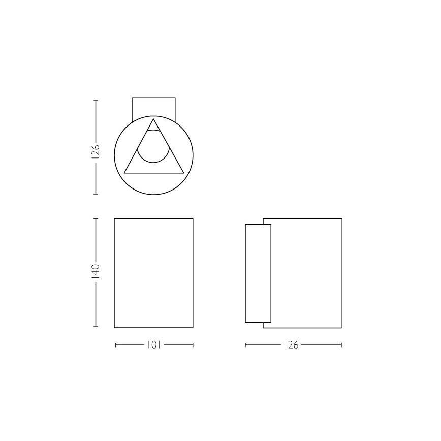 Philips - LED Екстериорен аплик 2xLED/4,5W IP44