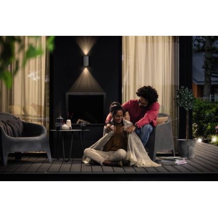 Philips - LED Екстериорен аплик 2xLED/4,5W IP44