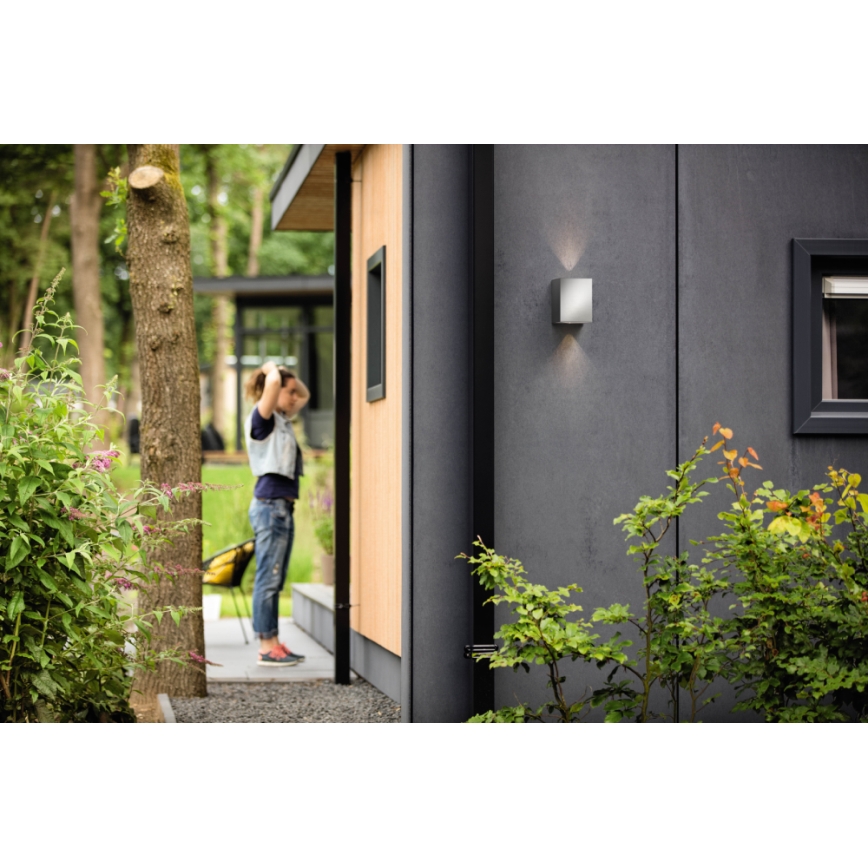 Philips - LED външна стенна лампа 2xLED/4,5W/230V 2700K IP44