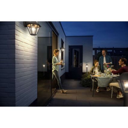 Philips - Екстериорна Стенна лампа 1xE27/42W IP44