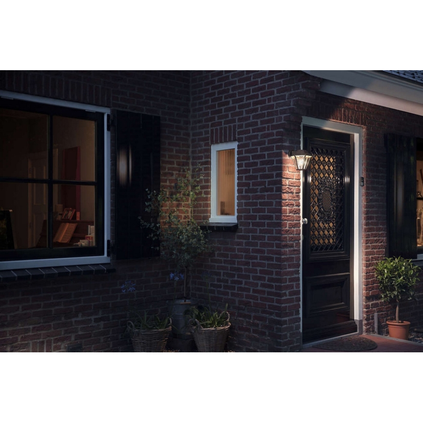 Philips - Екстериорна Стенна лампа 1xE27/42W IP44