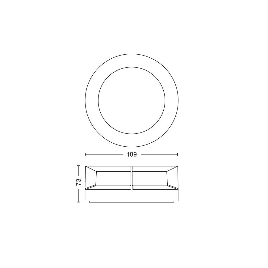Philips - LED Екстериорна лампа LED/12W/230V IP44