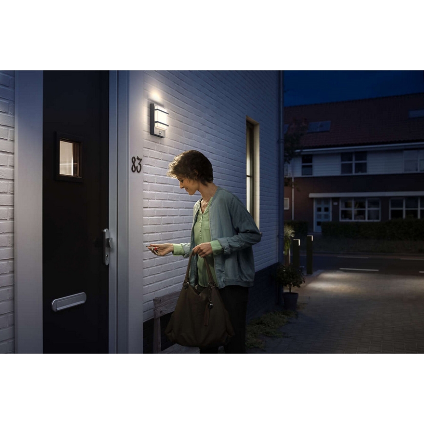 Philips - LED Екстериорен аплик LED/12W IP44