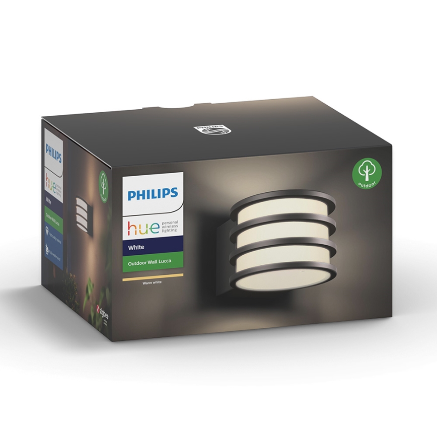 Philips - LED Димируем екстериорен аплик Hue LUCCA 1xE27/9,5W/230V IP44