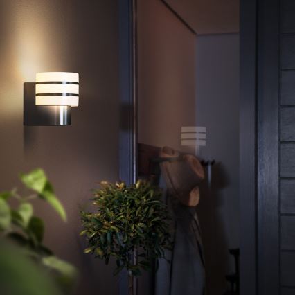 Philips - LED регулируемо външно стенна лампа Hue TUAR 1xE27/9,5W IP44