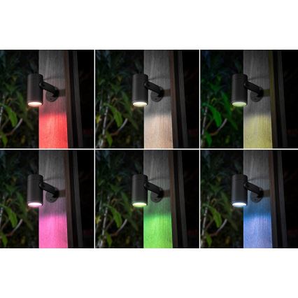 Philips - К-кт 3 бр. LED Спотове Hue LILY 3xLED/8W/230V IP65