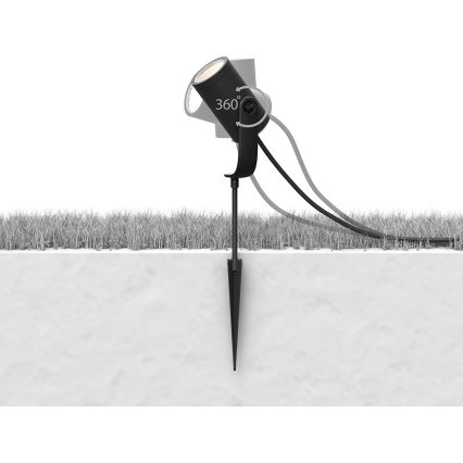 Philips - К-кт 3 бр. LED Спотове Hue LILY 3xLED/8W/230V IP65