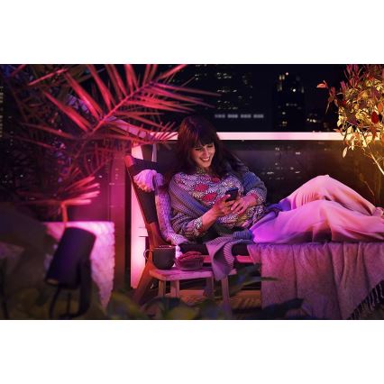 Philips - Удължителен комплект LED RGB екстериорен спот Hue LILY LED/8W/230V IP65