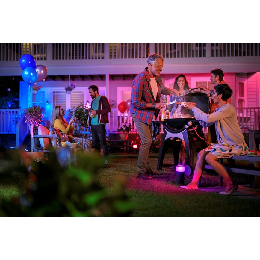 Philips - Удължителен комплект LED RGB екстериорен спот Hue LILY LED/8W/230V IP65