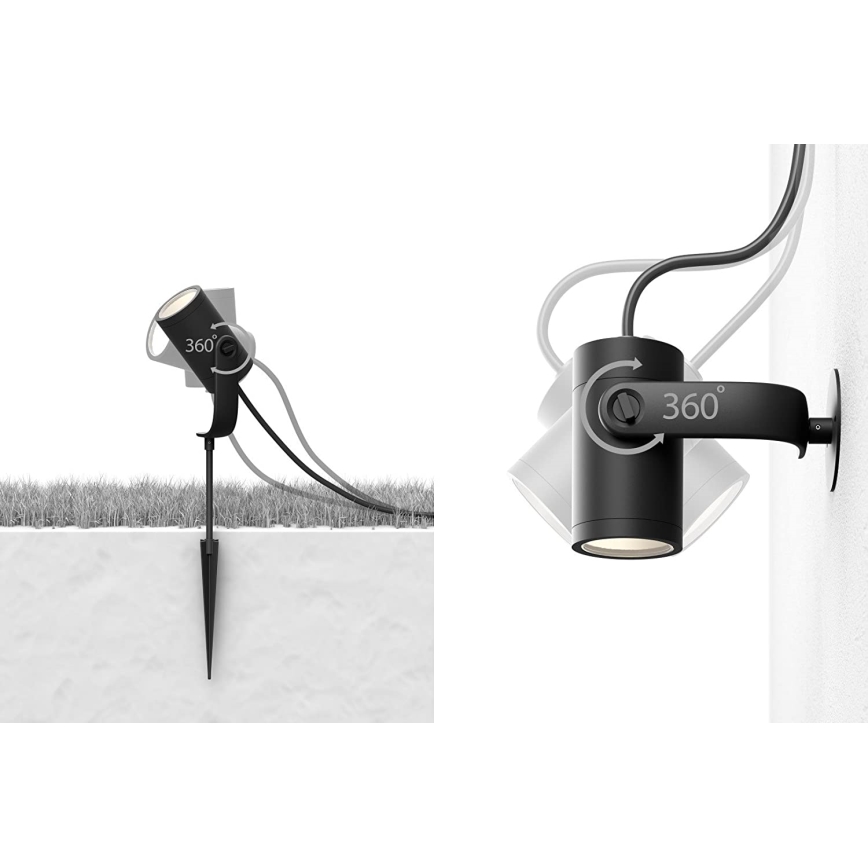 Philips - LED Екстериорен спот Hue LILY LED/8W/230V IP65