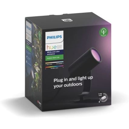 Philips - LED Екстериорен спот Hue LILY LED/8W/230V IP65
