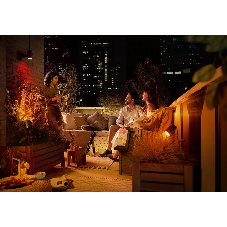 Philips - LED Екстериорен спот Hue LILY LED/8W/230V IP65