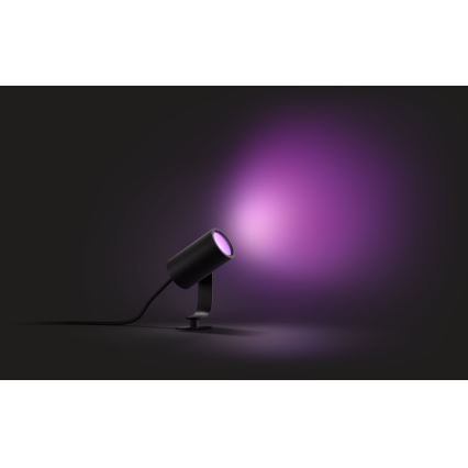 Philips - LED RGB Външно прожекторно осветително тяло Hue LILY LED/8W/230V IP65