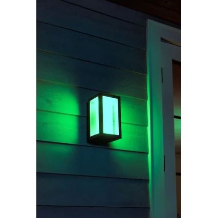 Philips - LED RGBW Димируем екстериорен аплик Hue IMPRESS 2xLED/8W/230V 2000-6500K IP44