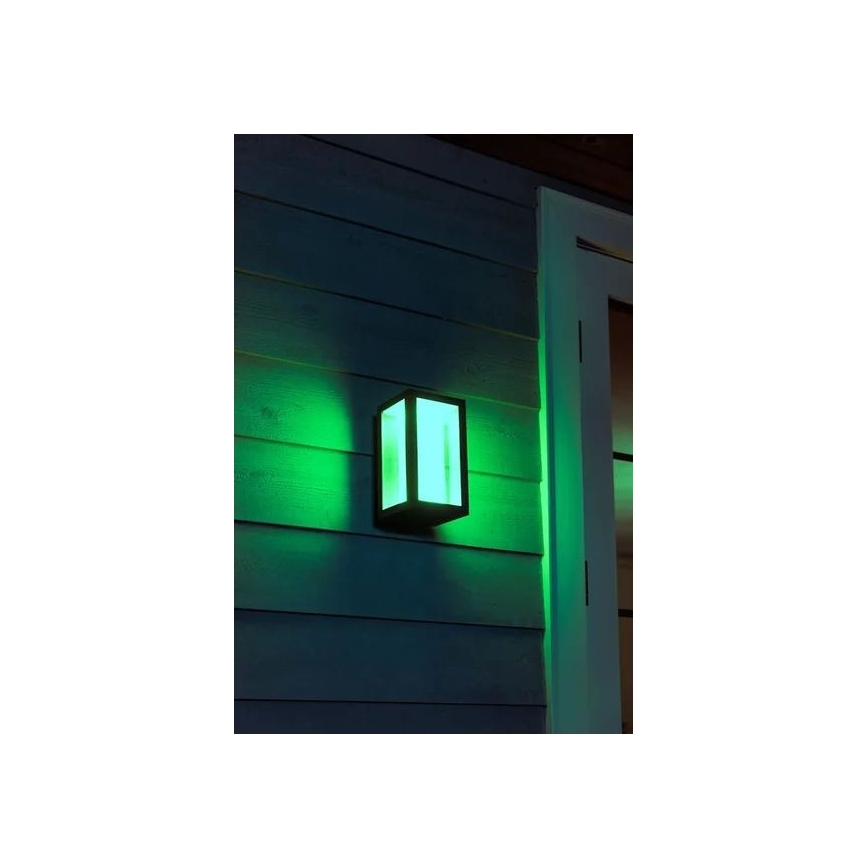 Philips - LED RGBW Димируем екстериорен аплик Hue IMPRESS 2xLED/8W/230V 2000-6500K IP44