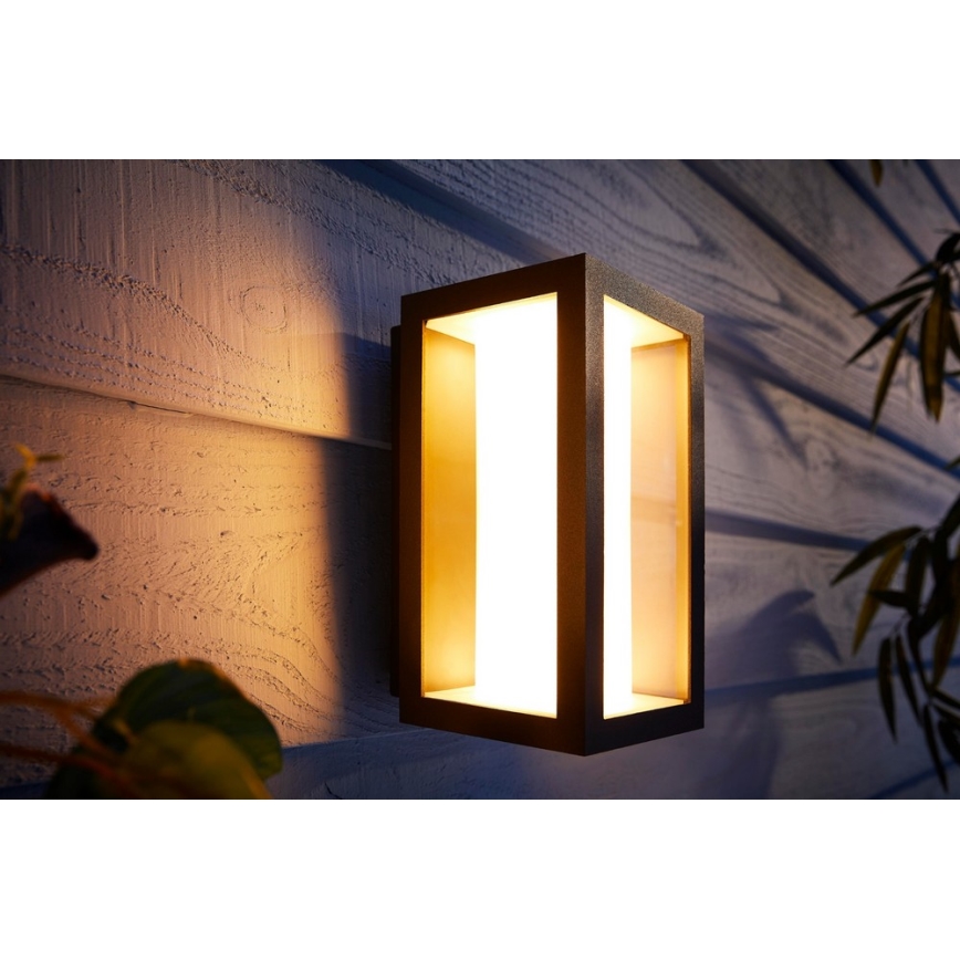 Philips - LED RGBW Димируем екстериорен аплик Hue IMPRESS 2xLED/8W/230V 2000-6500K IP44