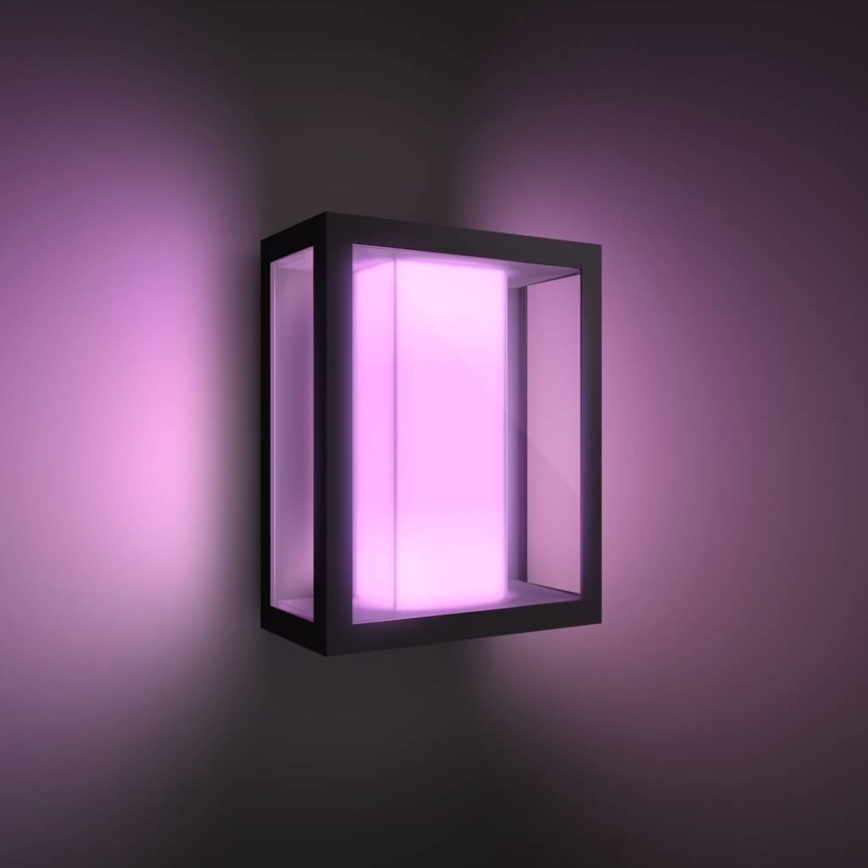 Philips - LED RGBW Димируем екстериорен аплик Hue IMPRESS 2xLED/8W/230V IP44