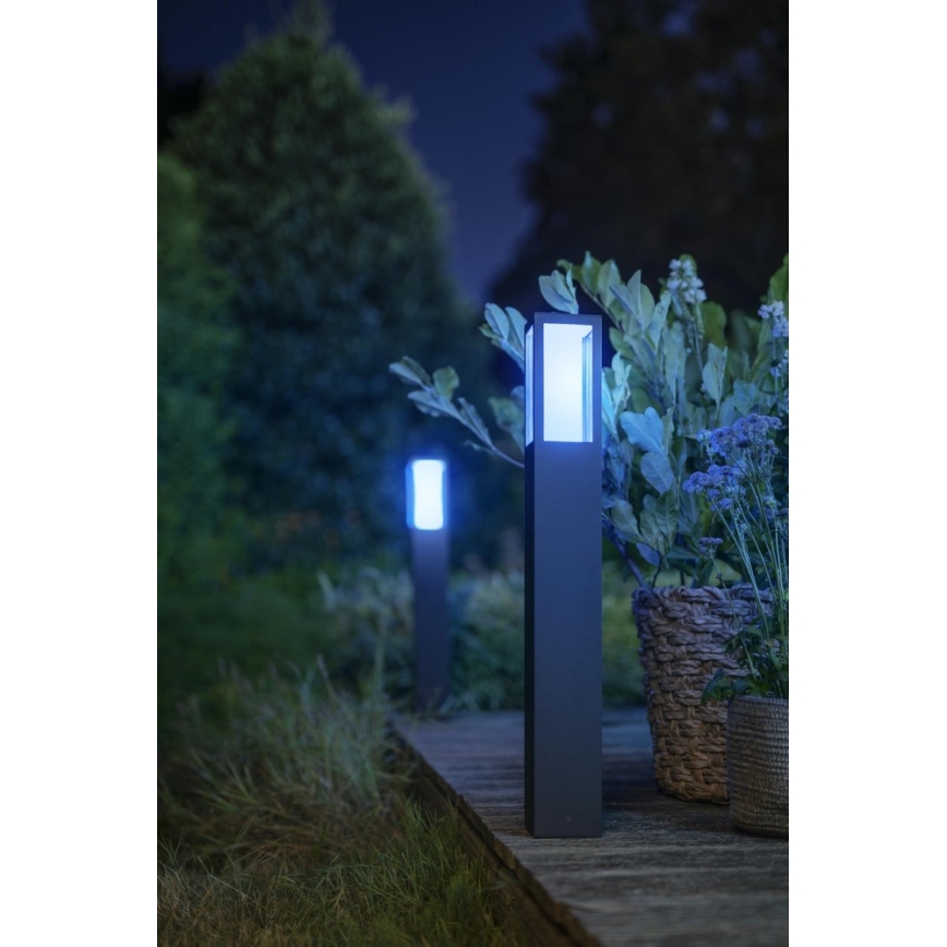 Philips - LED RGB Екстериорна лампа Hue IMPRESS 2xLED/8W/230V IP44