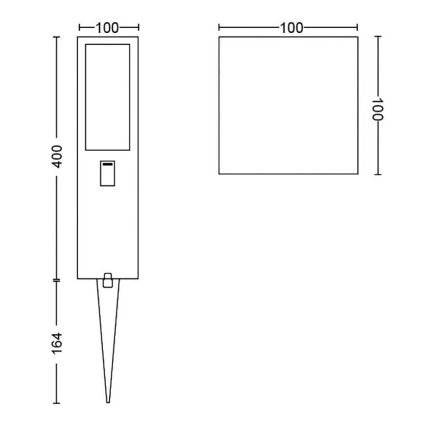 Philips - LED RGBW Димируем екстериорен лампа Hue IMPRESS LED/16W/24V IP44