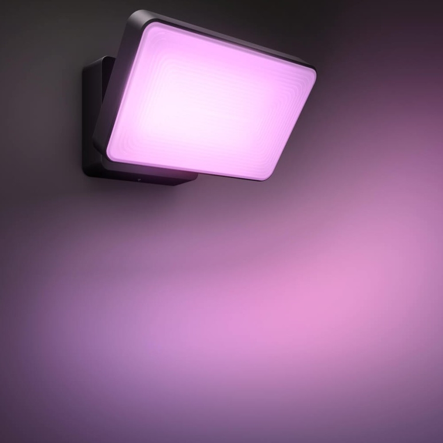 Philips - LED RGBW Димируем екстериорен reflektor Hue DISCOVER 2xLED/15W/230V 2000-6500K IP44