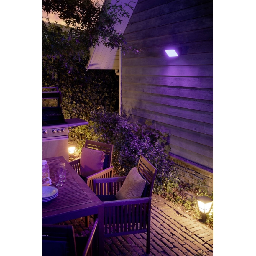 Philips - LED RGBW Димируем екстериорен reflektor Hue DISCOVER 2xLED/15W/230V 2000-6500K IP44