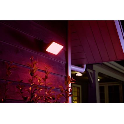 Philips - LED RGBW Димируем екстериорен reflektor Hue DISCOVER 2xLED/15W/230V 2000-6500K IP44