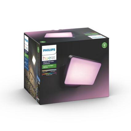 Philips - LED RGBW Димируем екстериорен reflektor Hue DISCOVER 2xLED/15W/230V 2000-6500K IP44