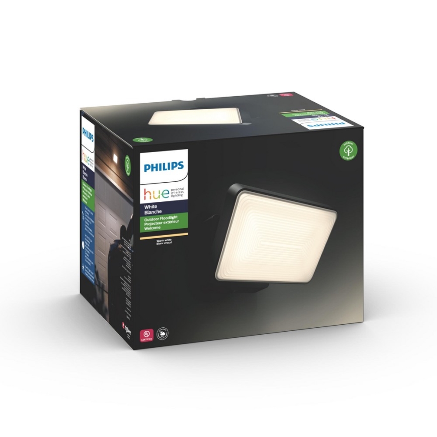 Philips - LED Димируем екстериорен reflektor Hue WELCOME 2xLED/15W/230V IP44