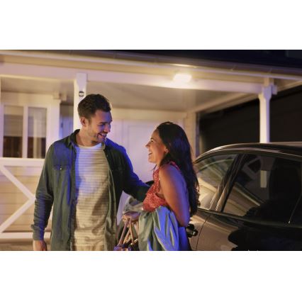 Philips - LED Димируем екстериорен reflektor Hue WELCOME 2xLED/15W/230V IP44