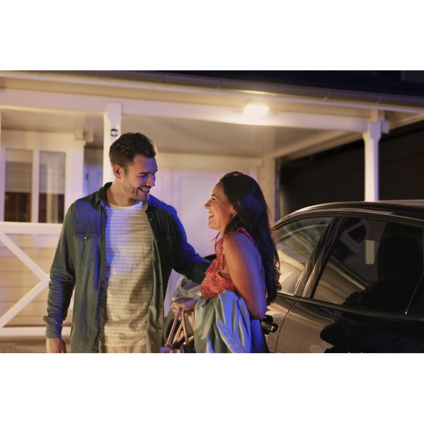 Philips - LED Димируем екстериорен reflektor Hue WELCOME 2xLED/15W/230V IP44