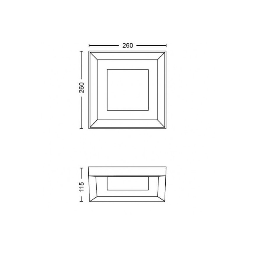 Philips - LED RGBW Димируем екстериорен аплик Hue ECONIC LED/15W/230V 2000-6500K IP44