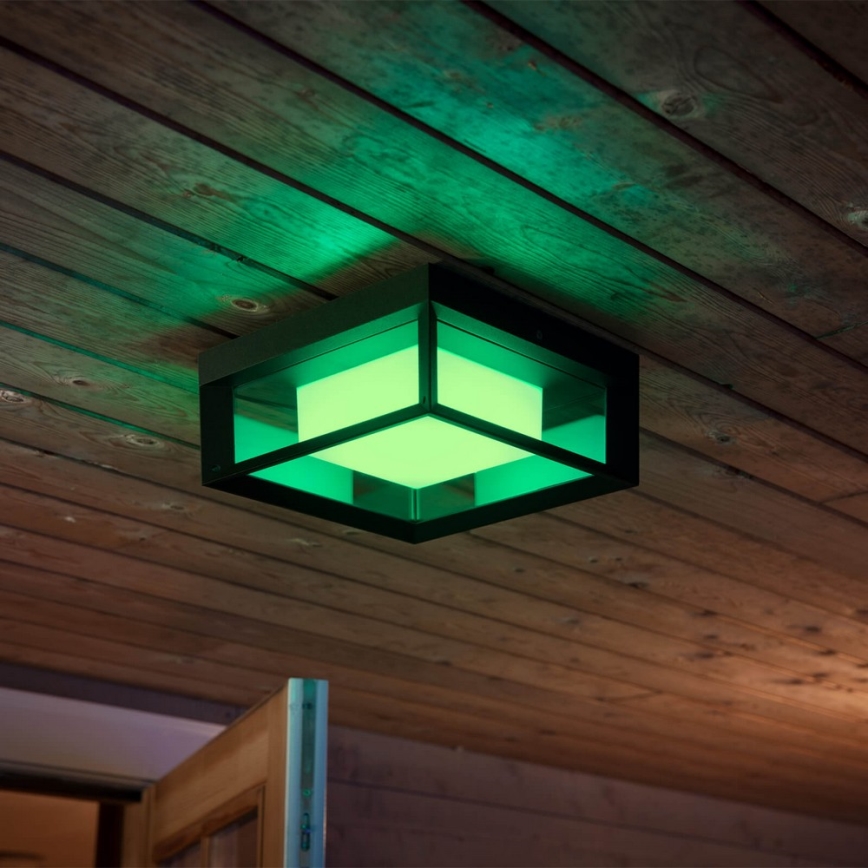 Philips - LED RGBW Димируем екстериорен аплик Hue ECONIC LED/15W/230V 2000-6500K IP44