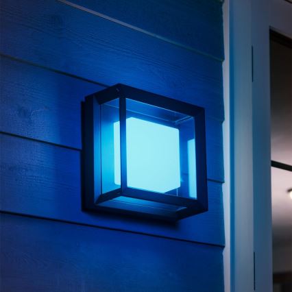 Philips - LED RGBW Димируем екстериорен аплик Hue ECONIC LED/15W/230V 2000-6500K IP44