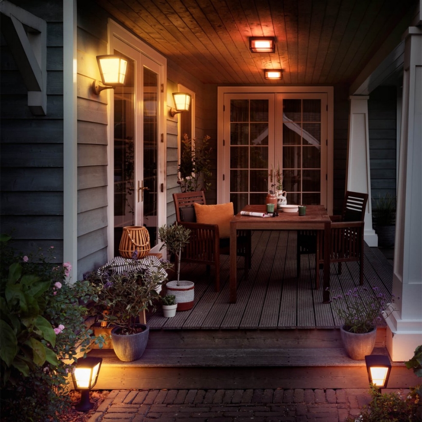 Philips - LED RGBW Димируем екстериорен аплик Hue ECONIC LED/15W/230V 2000-6500K IP44