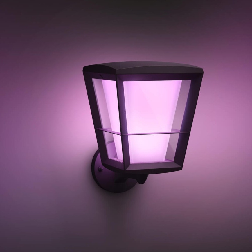 Philips - LED RGBW Димируем екстериорен аплик Hue ECONIC LED/15W/230V IP44