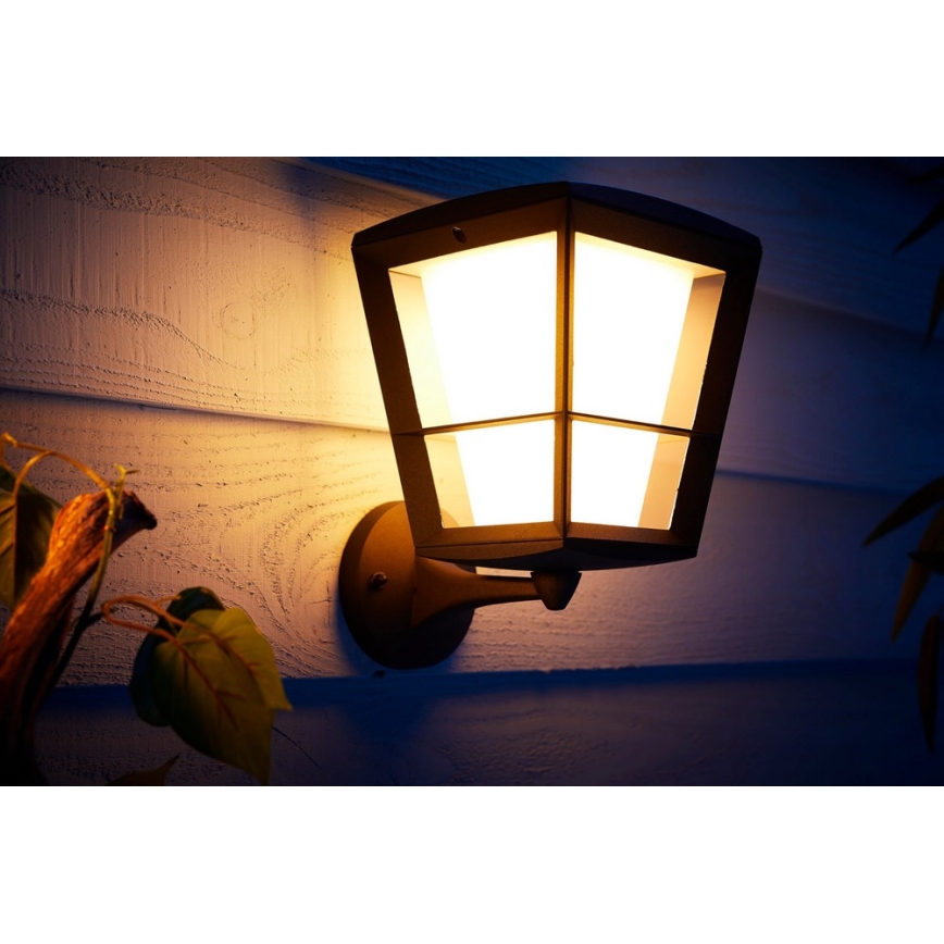 Philips - LED RGBW Димируем екстериорен аплик Hue ECONIC LED/15W/230V IP44