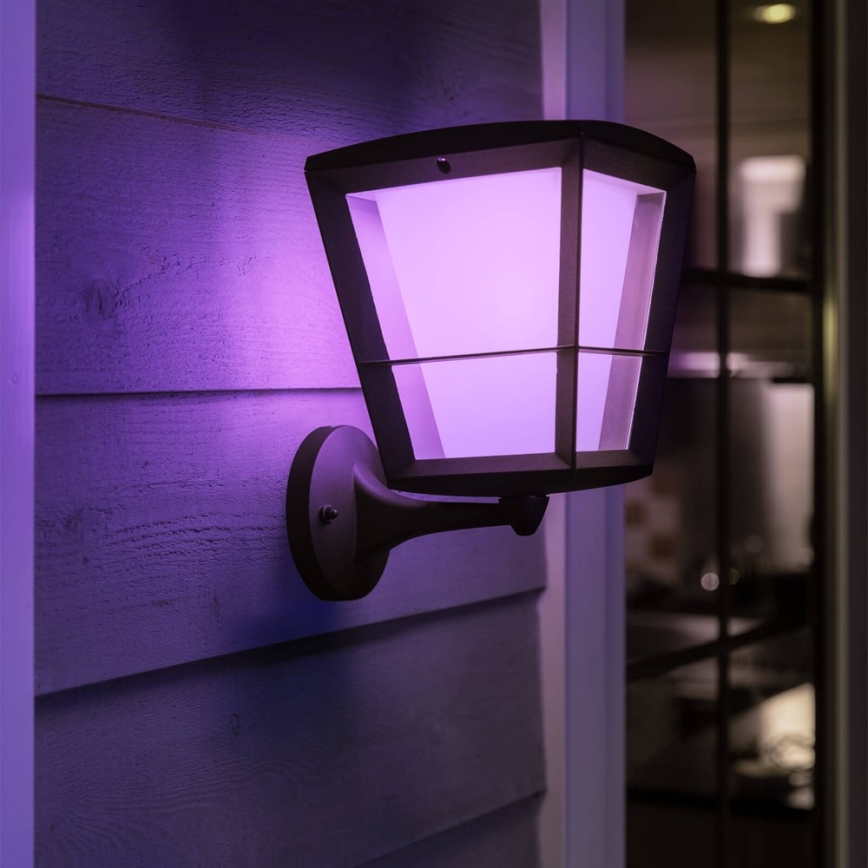 Philips - LED RGBW Димируем екстериорен аплик Hue ECONIC LED/15W/230V IP44