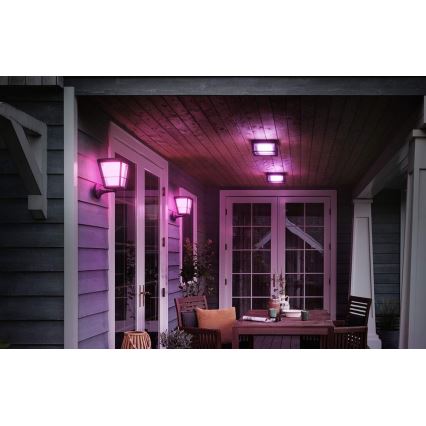 Philips - LED RGBW Димируем екстериорен аплик Hue ECONIC LED/15W/230V IP44