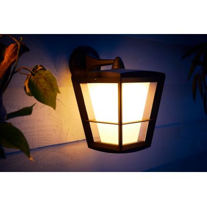 Philips - LED RGBW Димируем екстериорен аплик Hue ECONIC LED/15W/230V 2000-6500K IP44