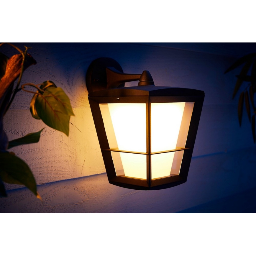 Philips - LED RGBW Димируем екстериорен аплик Hue ECONIC LED/15W/230V 2000-6500K IP44