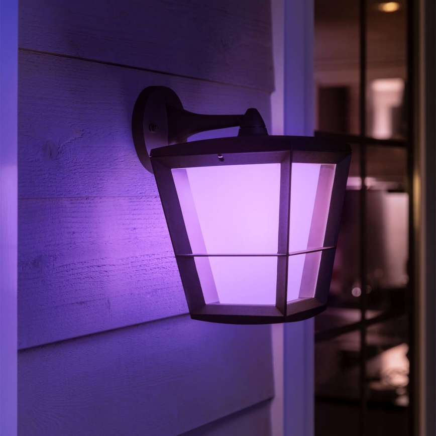 Philips - LED RGBW Димируем екстериорен аплик Hue ECONIC LED/15W/230V 2000-6500K IP44