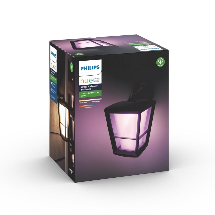 Philips - LED RGBW Димируем екстериорен аплик Hue ECONIC LED/15W/230V 2000-6500K IP44