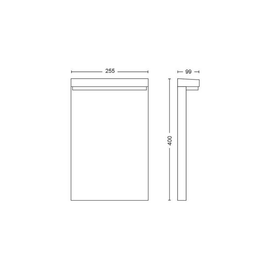 Philips - LED RGBW Димируем екстериорен лампа Hue NYRO LED/13,5W/230V 2000-6500K IP44