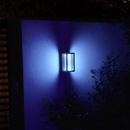 Philips - LED RGBW регулируемо външно стенен осветител Hue IMPRESS 2xLED/8W/24V 2000-6500K IP44