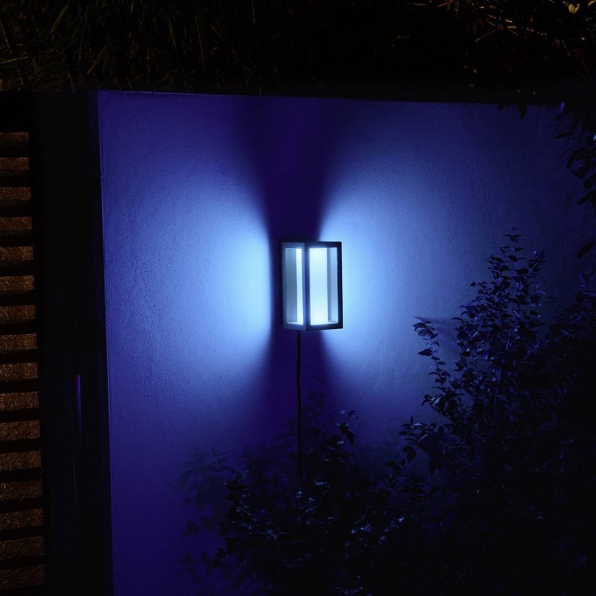 Philips - LED RGBW регулируемо външно стенен осветител Hue IMPRESS 2xLED/8W/24V 2000-6500K IP44