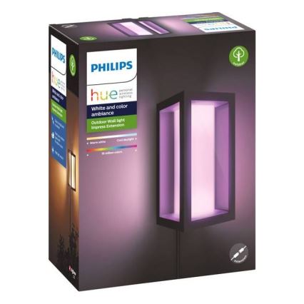 Philips - LED RGBW регулируемо външно стенен осветител Hue IMPRESS 2xLED/8W/24V 2000-6500K IP44